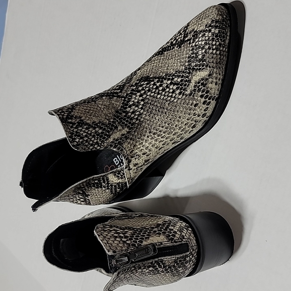 COPY - BLONDO SZ 7.5M WESTERN SNAKESKIN ANKLE BOOTS WATERPROOF COWBOY POINTY TO… - Picture 13 of 16